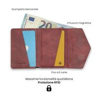 TECHMADE SMART WALLET PORTACARTEDARK RED