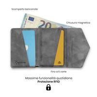 TECHMADE SMART WALLET PORTACARTE BASIC GREY