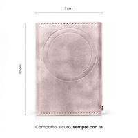 TECHMADE SMART WALLET PORTACARTE DARK PINK