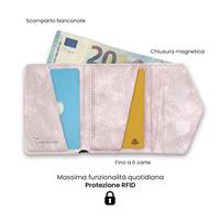TECHMADE SMART WALLET PORTACARTE DARK PINK
