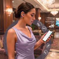 ETRES AURICOLARI WIRELESS PU A FORMA DI BORSETTA