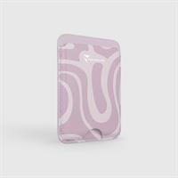 TECHMADE SMART WALLET SLIM DESIGN MAGNETIC 3 CARTE LIQUID-LAVA.