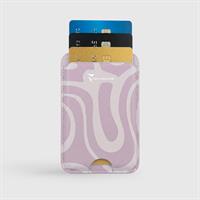 TECHMADE SMART WALLET SLIM DESIGN MAGNETIC 3 CARTE LIQUID-LAVA.