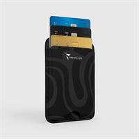 TECHMADE SMART WALLET SLIM DESIGN MAGNETIC 3 CARTE LIQUID-NERO