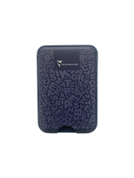 TECHMADE SMART WALLET SLIM DESIGN MAGNETIC 3 CARTE WRITE-BLU