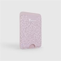 TECHMADE SMART WALLET SLIM DESIGN MAGNETIC 3 CARTE WRITE-LAV.