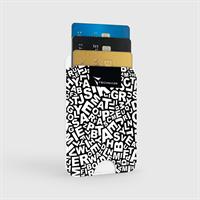 TECHMADE SMART WALLET SLIM DESIGN MAGNETIC 3 CARTE WRITE-NERO