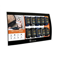 TECHMADE KIT PROMO 10 SMARTWATCH STEPS ESPOSITORE OMAGGIO