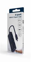 TECHMADE GEMBIRD UHB-C344 HUB USB 3.1 (GEN 1) 4 PORTE
