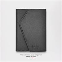 ETRES EASY WALLET NATURAL GENUINE LEATHER BLACK