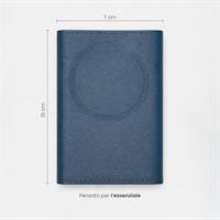 ETRES EASY WALLET NATURAL GENUINE LEATHER BLUE