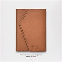 ETRES EASY WALLET NATURAL GENUINE LEATHER BROWN