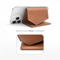 ETRES EASY WALLET NATURAL GENUINE LEATHER BROWN