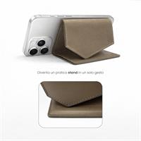 ETRES EASY WALLET NATURAL GENUINE LEATHER DARK BROWN