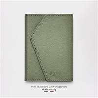 ETRES EASY WALLET NATURAL GENUINE LEATHER LIGHT GREEN