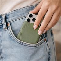 ETRES EASY WALLET NATURAL GENUINE LEATHER LIGHT GREEN