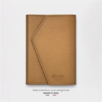 ETRES EASY WALLET NATURAL GENUINE LEATHER LIGHT BROWN