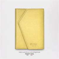 ETRES EASY WALLET NATURAL GENUINE LEATHER YELLOW