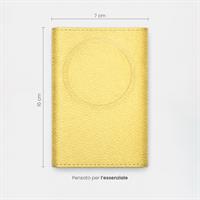 ETRES EASY WALLET NATURAL GENUINE LEATHER YELLOW