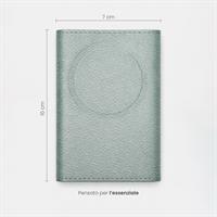 ETRES EASY WALLET NATURAL GENUINE LEATHER LIGHT BLUE