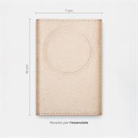ETRES EASY WALLET NATURAL GENUINE LEATHER LIGHT PINK