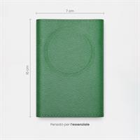 ETRES EASY WALLET NATURAL GENUINE LEATHER GREEN