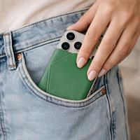 ETRES EASY WALLET NATURAL GENUINE LEATHER GREEN