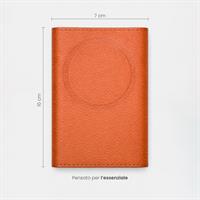 ETRES EASY WALLET NATURAL GENUINE LEATHER ORANGE