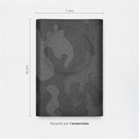 ETRES EASY WALLET CAM. GENUINE LEATHER BLACK