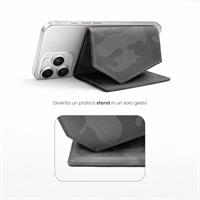 ETRES EASY WALLET CAM. GENUINE LEATHER BLACK