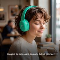 TECHMADE CUFFIE SENZA FILO COLORE VERDE