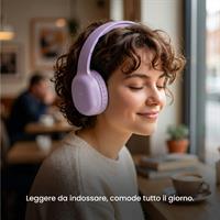 TECHMADE CUFFIE SENZA FILO COLORE VIOLA
