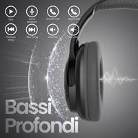 TECHMADE CUFFIE WIRELESS COLORE NERO