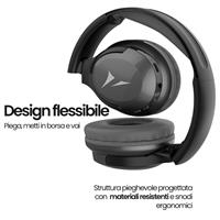 TECHMADE CUFFIE WIRELESS COLORE NERO