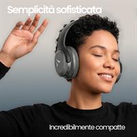 TECHMADE CUFFIE WIRELESS COLORE NERO