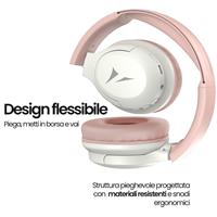 TECHMADE CUFFIE WIRELESS COLORE ROSA