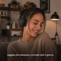 TECHMADE CUFFIE WIRELESS COLORE NERO