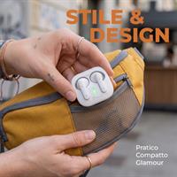 TECHMADE AURICOLARI WIRELESS COLORE BIANCO