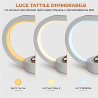 TECHMADE CLOCK SVEGLIA DIGITALE RICARICA WIRELESS 15W BIANCA