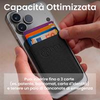TECHMADE WALLET PORTACARTE MAGNETICO INTER CLASSIC BLACK