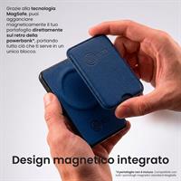 TECHMADE POWERBANK MAGNETICO+WALLET SLIM NON INTEGRATO INTER BLU