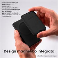 TECHMADE POWERBANK MAGNETICO+WALLET SLIM NON INTEGRATO MILAN BK
