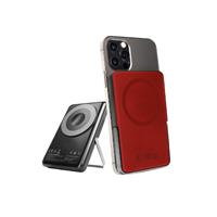 TECHMADE POWERBANK MAGNETICO+WALLET SLIM NON INTEGRATO MILAN RED