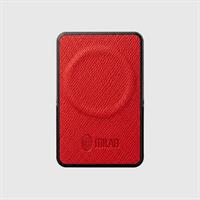 TECHMADE POWERBANK MAGNETICO+WALLET SLIM NON INTEGRATO MILAN RED