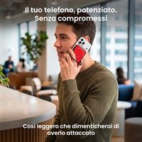 TECHMADE POWERBANK MAGNETICO+WALLET SLIM NON INTEGRATO MILAN RED