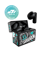 TECHMADE EARBUDS PATTERN VERDE CON INTELLIGENZA ARTIFICIALE