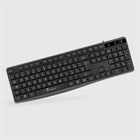 TECHMADE TASTIERA CON FILO USB COLORE NERO