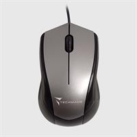 TECHMADE MOUSE OTTICO USB CON FILO GREY