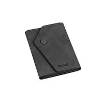 ETRES EASY WALLET IN PU LEATHER CON BOTTONE BLACK