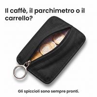 ETRES PORTA MONETE DESIGN RETTANGOLARE COMPATTO MAGSAFE BLACK
